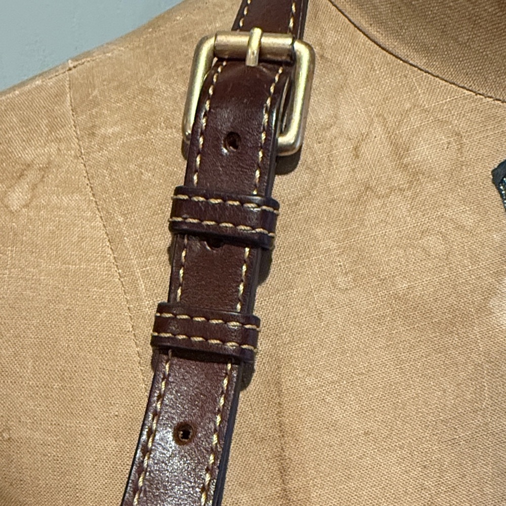 Dooney & Bourke Florentine Clayton chestnut Brown Leather Satchel - Picture 5 of 10